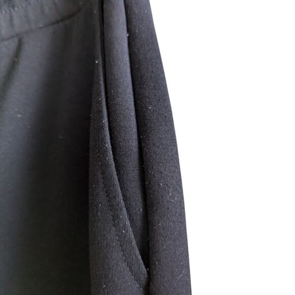 REISS Mens Premier Interlock Jersey Drawstring Joggers in Black, Size Large - Picture 4 of 9